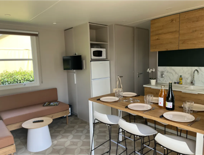 mobil-home Cottage à louer 3 chambres camping Kost Ar Moor fouesnant bretagne