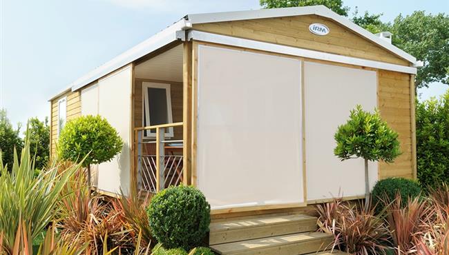 Mobil home  4 pers à louer au camping Kost ar Mor Fouesnant Les Glénan