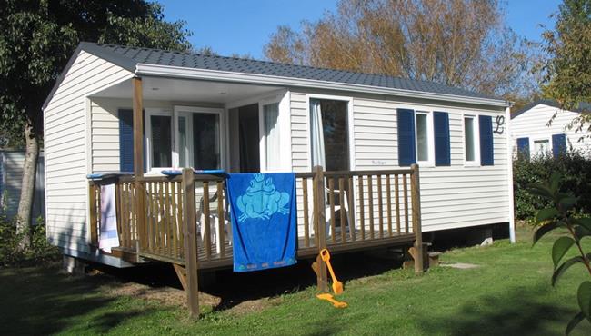 Mobil home Pacifique à louer au camping Kost Ar Moor à Fouesnant