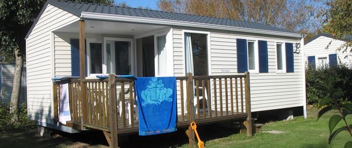 Mobil home Pacifique à louer au camping Kost Ar Moor à Fouesnant