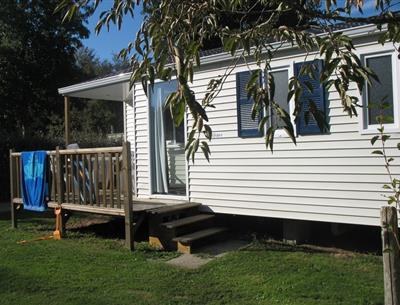 Mobil home Pacifique à louer au camping Kost Ar Moor à Fouesnant