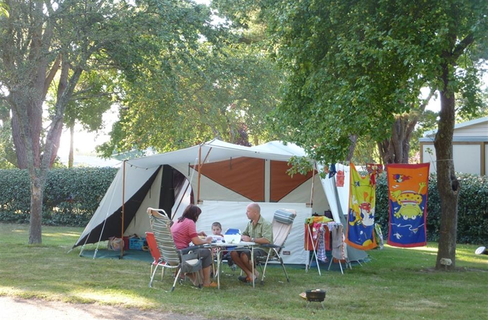 Emplacement camping du camping Kost Ar Mor Fouesnant