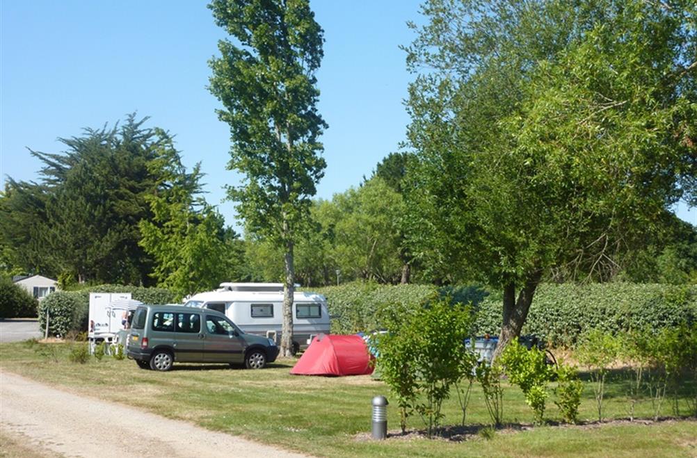 Emplacement camping du camping Kost Ar Moor Fouesnant