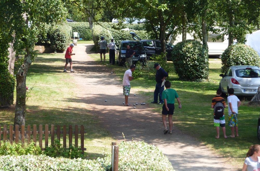 Tournois de pétanque au Camping Kost Ar Moor à Fouesnant