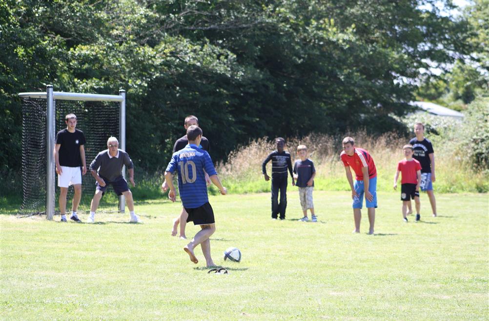 Match de foot au camping Kost Ar Moor a Fouesnant 