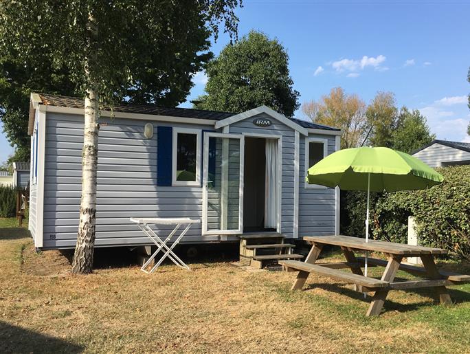 Mobil home 25 m² 4 pers - camping kost ar moor