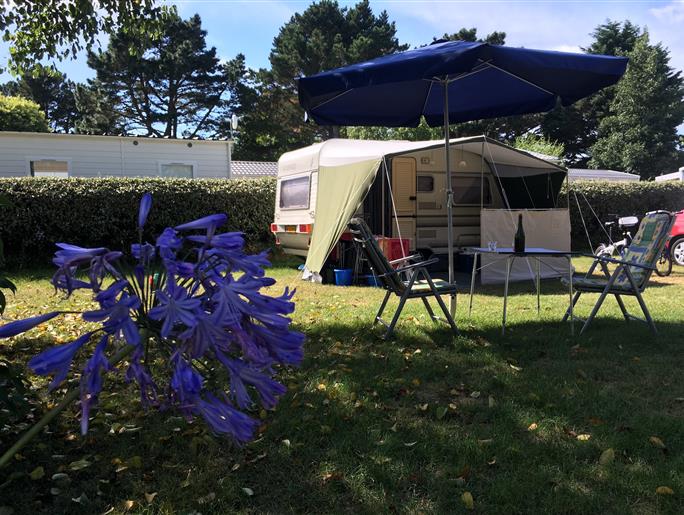 Emplacement camping du camping Kost Ar Moor Fouesnant
