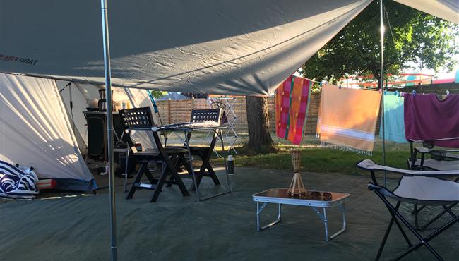Emplacement camping du camping KostAr Moor Fouesnant