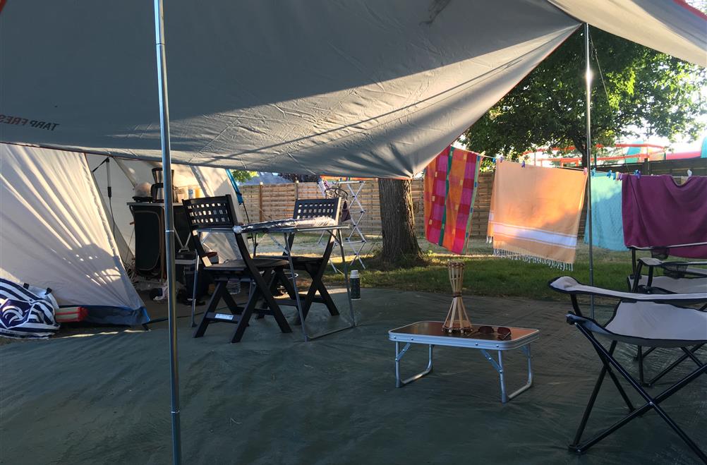 Emplacement camping du camping KostAr Moor Fouesnant