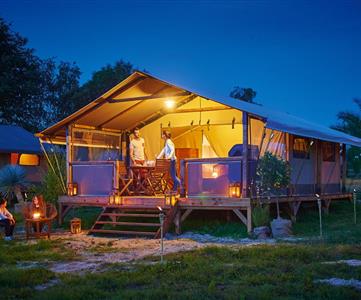 tente locative 34m² - Camping Kost Ar Moor - Fouesnant