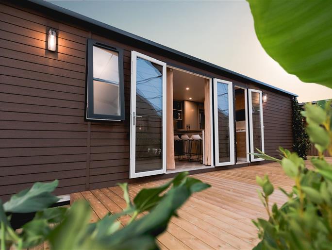 mobil-home Cottage à louer 3 chambres premium camping Kost Ar Moor fouesnant bretagne