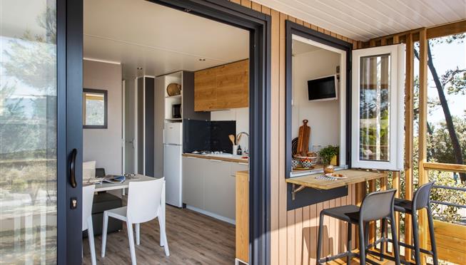 mobil-home Cottage panorama à louer premium camping Kost Ar Moor fouesnant bretagne - Camping Kost Ar Moor - Fouesnant