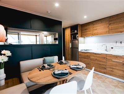 mobil-home Cottage panorama à louer premium camping Kost Ar Moor fouesnant bretagne