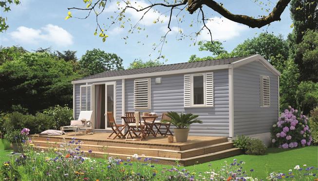 mobil-home Cottage à louer 2 chambres jacuzzi spa camping Kost Ar Moor fouesnant bretagne - Camping Kost Ar Moor - Fouesnant