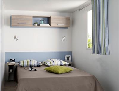 mobil-home Cottage à louer 2 chambres jacuzzi spa camping Kost Ar Moor fouesnant bretagne