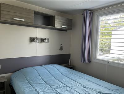 mobil-home Cottage à louer 2 chambres jacuzzi spa camping Kost Ar Moor fouesnant bretagne