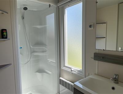 mobil-home Cottage à louer 2 chambres jacuzzi spa camping Kost Ar Moor fouesnant bretagne