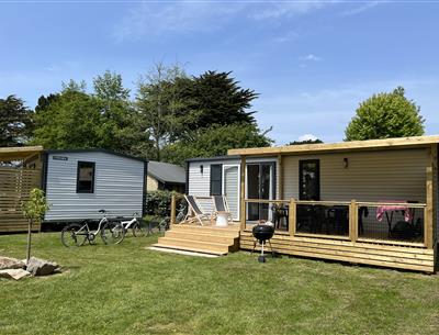 mobil-home Cottage à louer 3 chambres camping Kost Ar Moor fouesnant bretagne