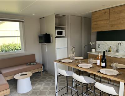 mobil-home Cottage à louer 3 chambres camping Kost Ar Moor fouesnant bretagne