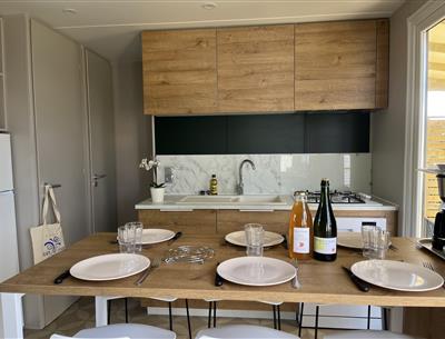 mobil-home Cottage à louer 3 chambres camping Kost Ar Moor fouesnant bretagne