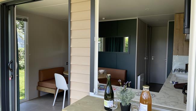 mobil-home Cottage panorama à louer premium camping Kost Ar Moor fouesnant bretagne