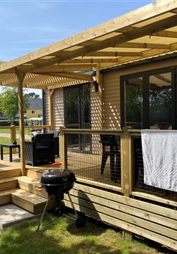 mobil-home Cottage à louer cote jardin premium camping Kost Ar Moor fouesnant bretagne - Camping Kost Ar Moor - Fouesnant
