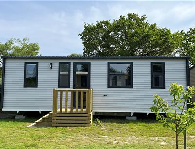 mobil-home Cottage à louer 3 chambres jacuzzi spa camping Kost Ar Moor fouesnant bretagne