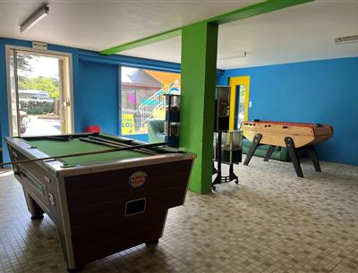 Salle de jeux camping Kost Ar Moor Fouesnant Finistere