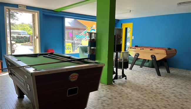Salle de jeux camping Kost Ar Moor Fouesnant Finistere