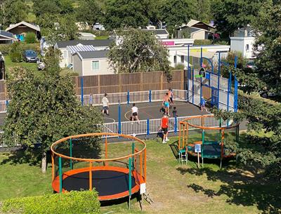 Aire de jeux - camping Kost Ar Moor Fouesnant