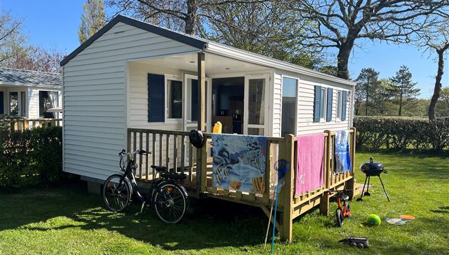 Mobil home Pacifique à louer au camping Kost Ar Moor à Fouesnant