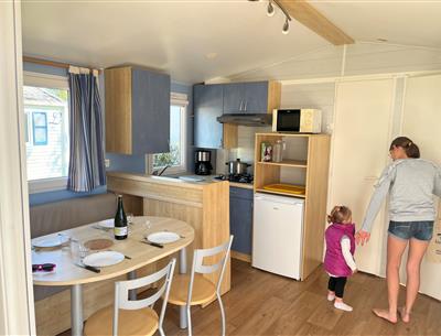 Mobil home Pacifique à louer au camping Kost Ar Moor à Fouesnant