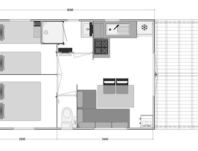 location mobil-home Panorama camping Kost-Ar-Moor