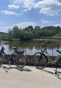 Vélo dans polder de Mousterlin - Fouesnant - Camping Kost Ar Moor - Fouesnant