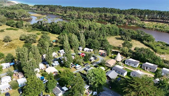 Emplacement camping du camping Kost Ar Moor Fouesnant