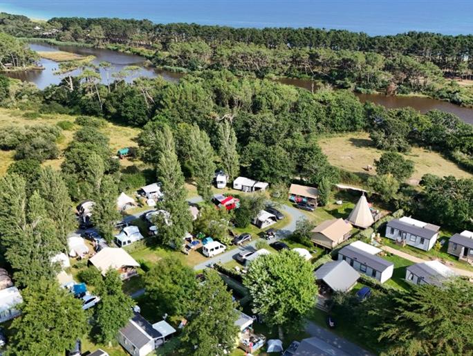 Emplacement camping du camping Kost Ar Moor Fouesnant