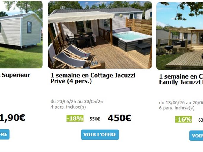 Camping Fouesnant jacuzzi 