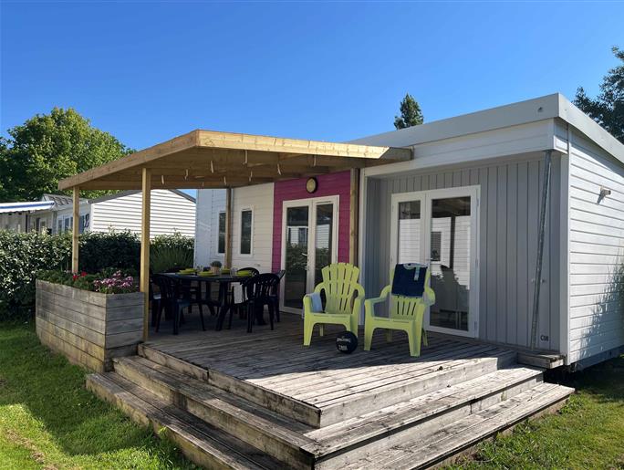 Mobil-home Déclik Riviera Camping Kost ar Moor Fouesnant